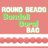 Round Beads Bondeli Coral Bag